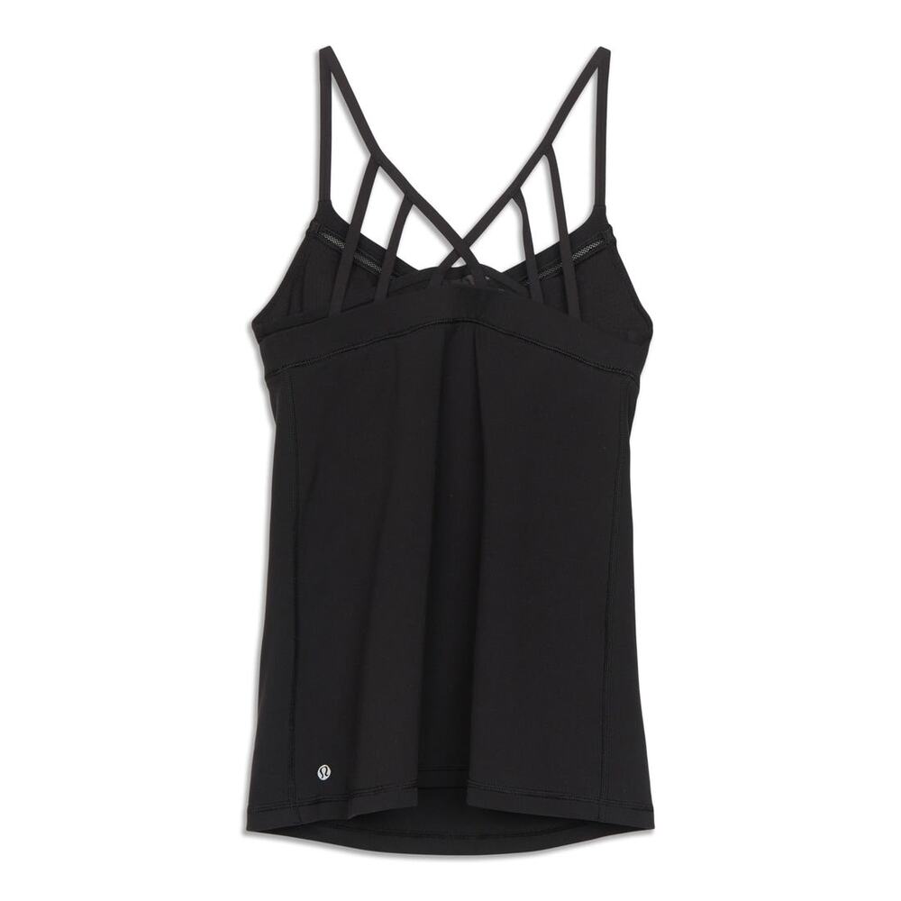 Lululemon Black Just Breathe Tank Top Size 6 - Picture 3 of 6